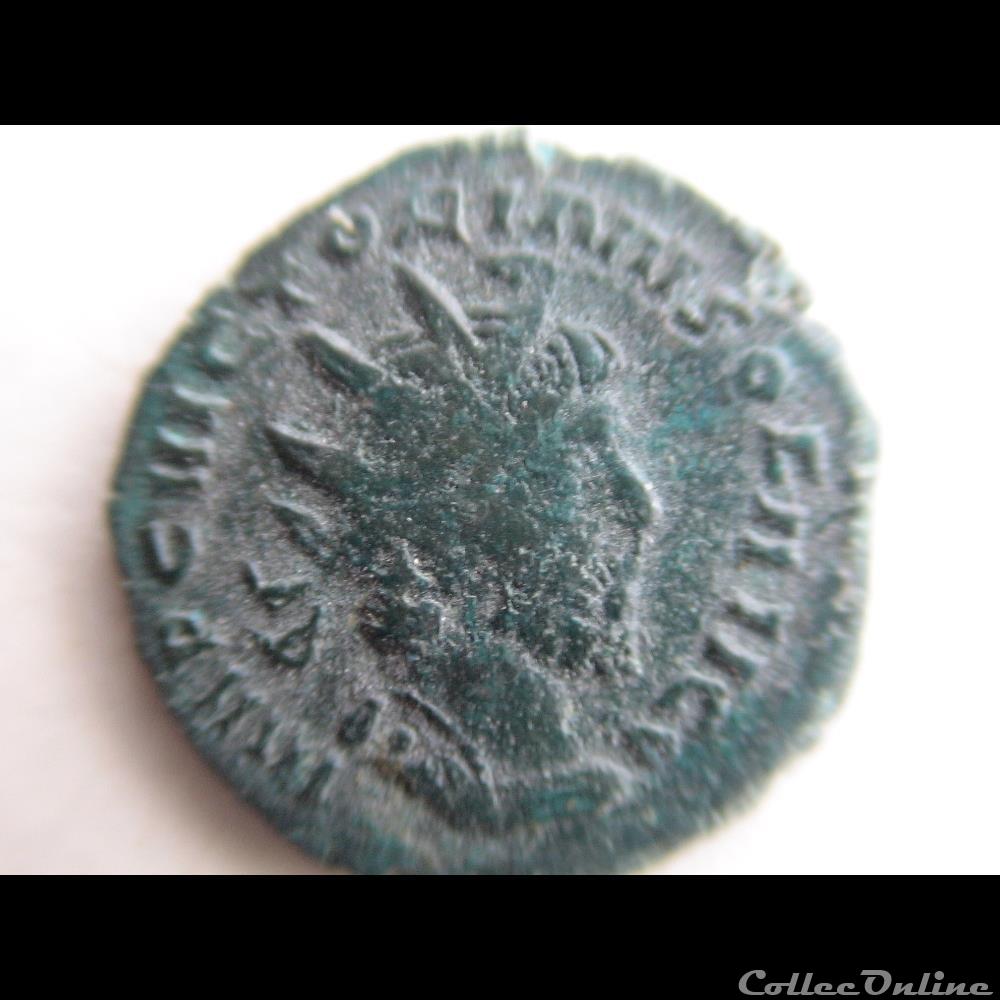 VICTORIN 270 IMITATION FIDES MILITUM monnaie antique romaine victorin 270 imitation fides militum