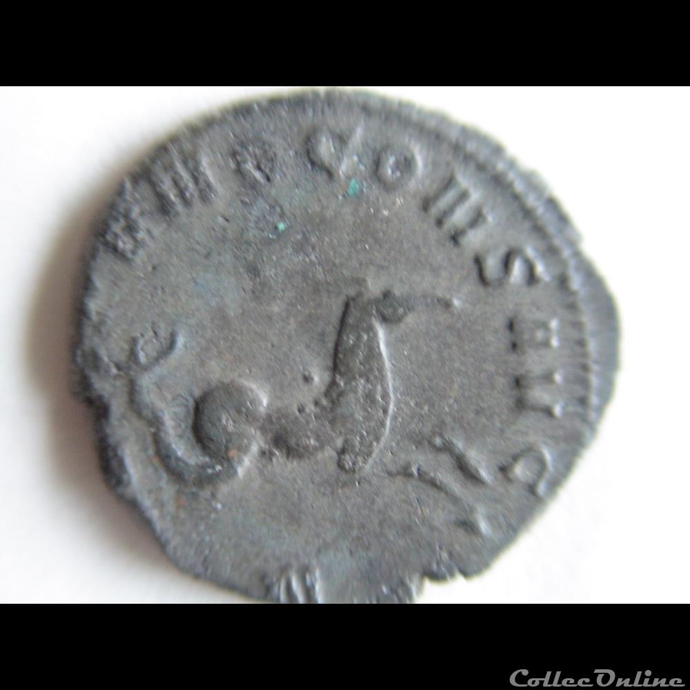 monnaie antique romaine gallien 267 268 rome bestiaire capricorne