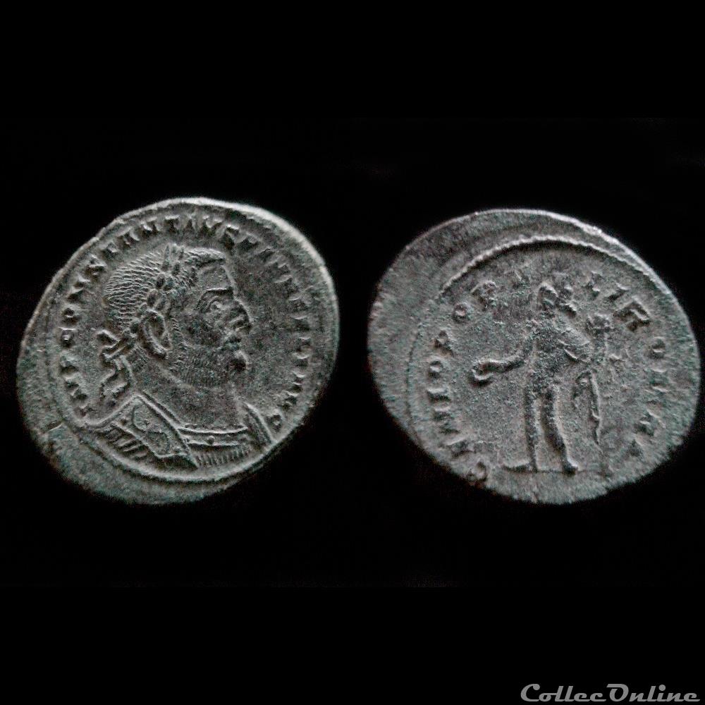 FOLLIS CONSTANCE I CHLORE AUGUSTE LONDRES 305 - 306 monnaie antique av jc ap romaine republicaine imperiale follis constance i chlore auguste londres 305 306
