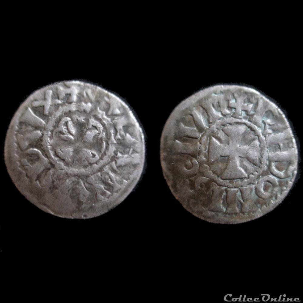 DENIER ALAIN IV DE BRETAGNE 1084-1112 RENNES monnaies europe medievale france feodales denier alain iv de bretagne 1084 1112 rennes