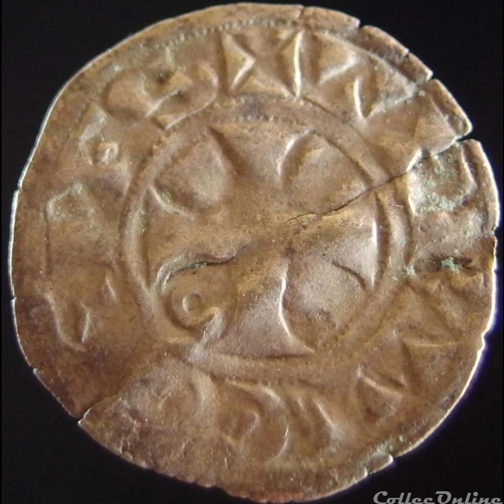 COMTÉ DE TROYES - THIBAUT II DENIER comte de troyes thibaut ii denier