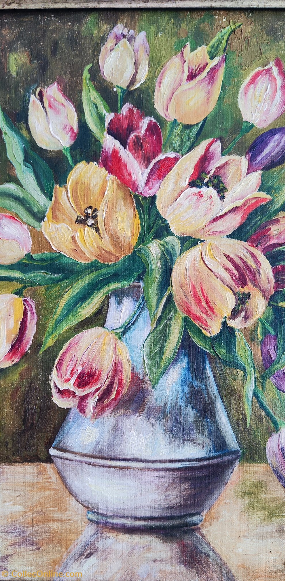 art antiquites peintures dessins 1976 les tulipes