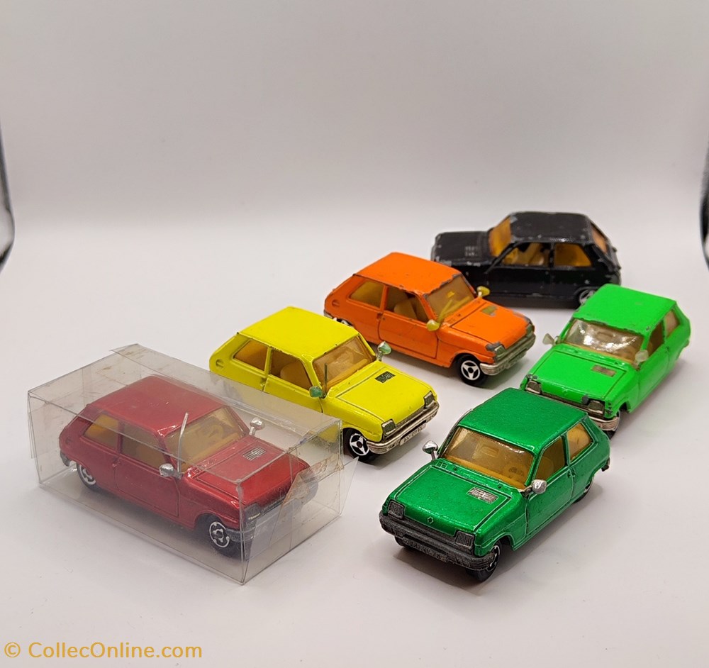 modeles reduits voitures majorette 200 renault 5 x6