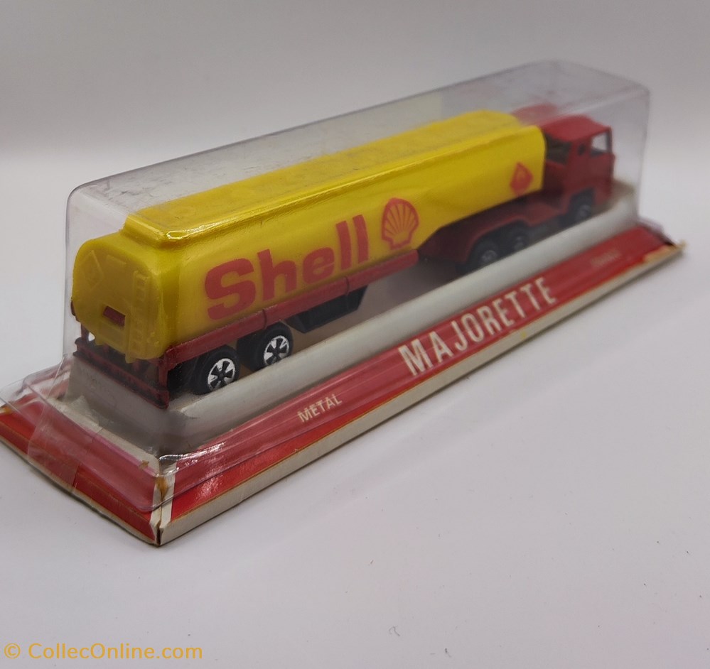 Majorette 300 - Bernard semi citerne Shell 1/100 MIB modeles reduits voitures majorette 300 bernard semi citerne shell 1 100 mib