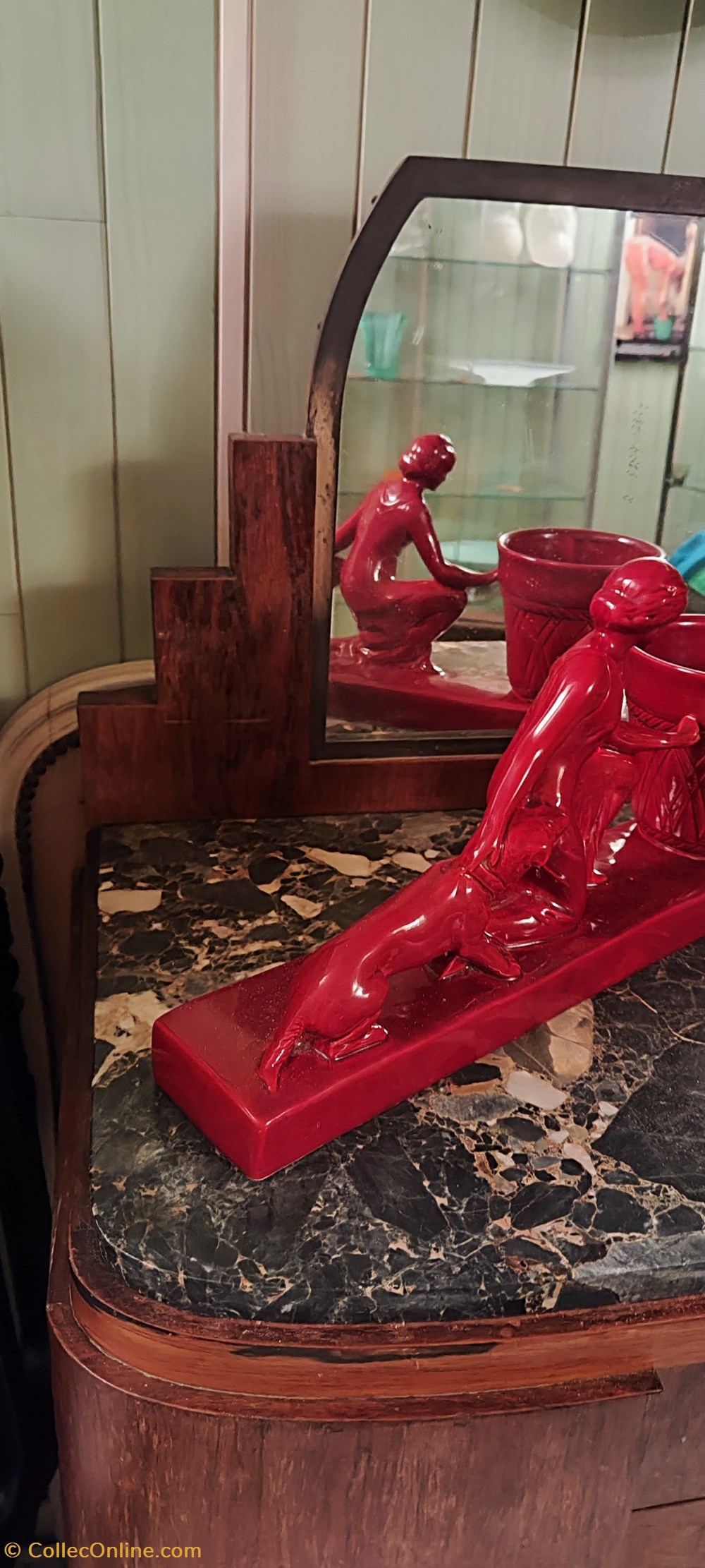 Meuble - Bahut art déco placage, miroir, plateau en marbre, qunincaillerie stylisé 3 antiquites meubles meuble bahut art deco placage miroir plateau en marbre qunincaillerie stylise