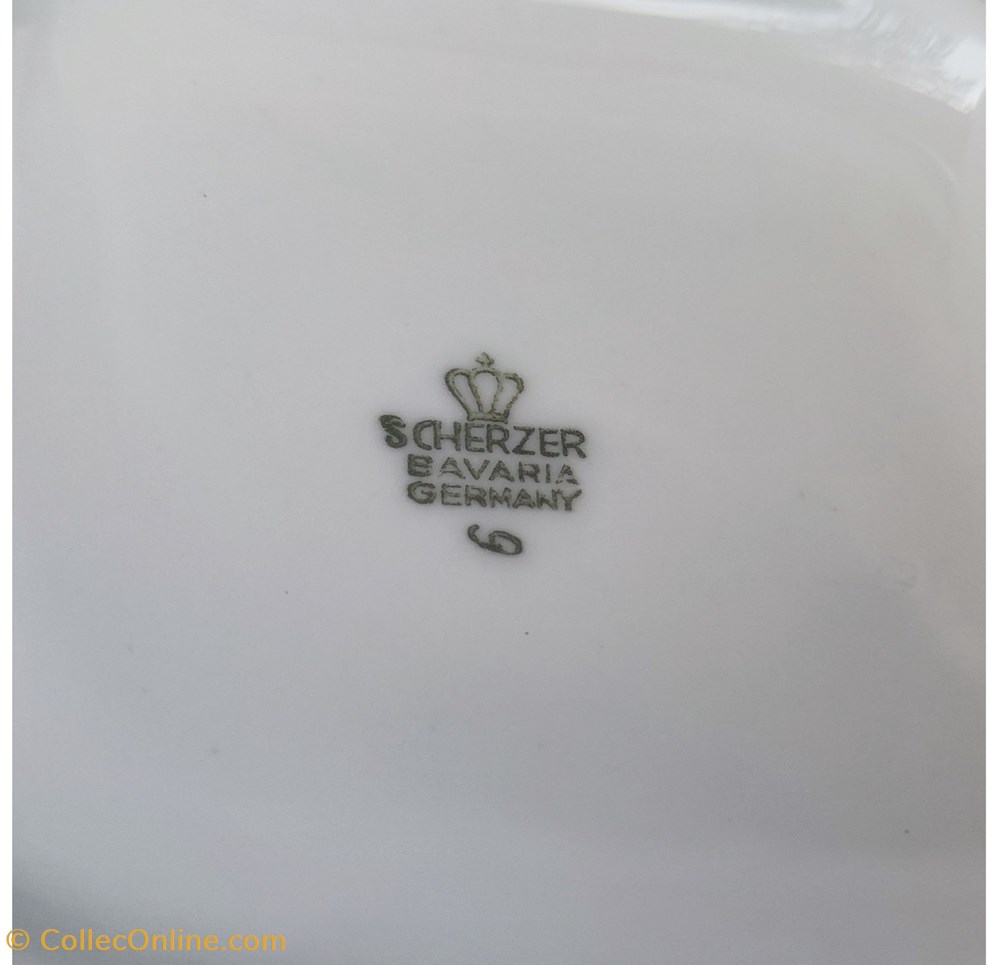 Porcelaine blanche - Théière Scherzer blanche design 80s avec couvercle 4 art antiquites porcelaine blanche theiere scherzer blanche design 80s avec couvercle