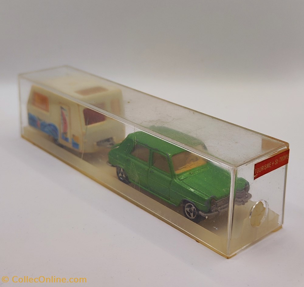 Majorette 300 - Simca 1100 + caravane Saint Tropez MIB modeles reduits voitures majorette 300 simca 1100 caravane saint tropez mib