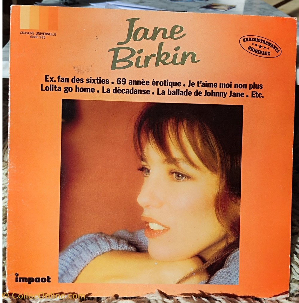 musique instruments disques vinyles jane birkin enregistrements originaux
