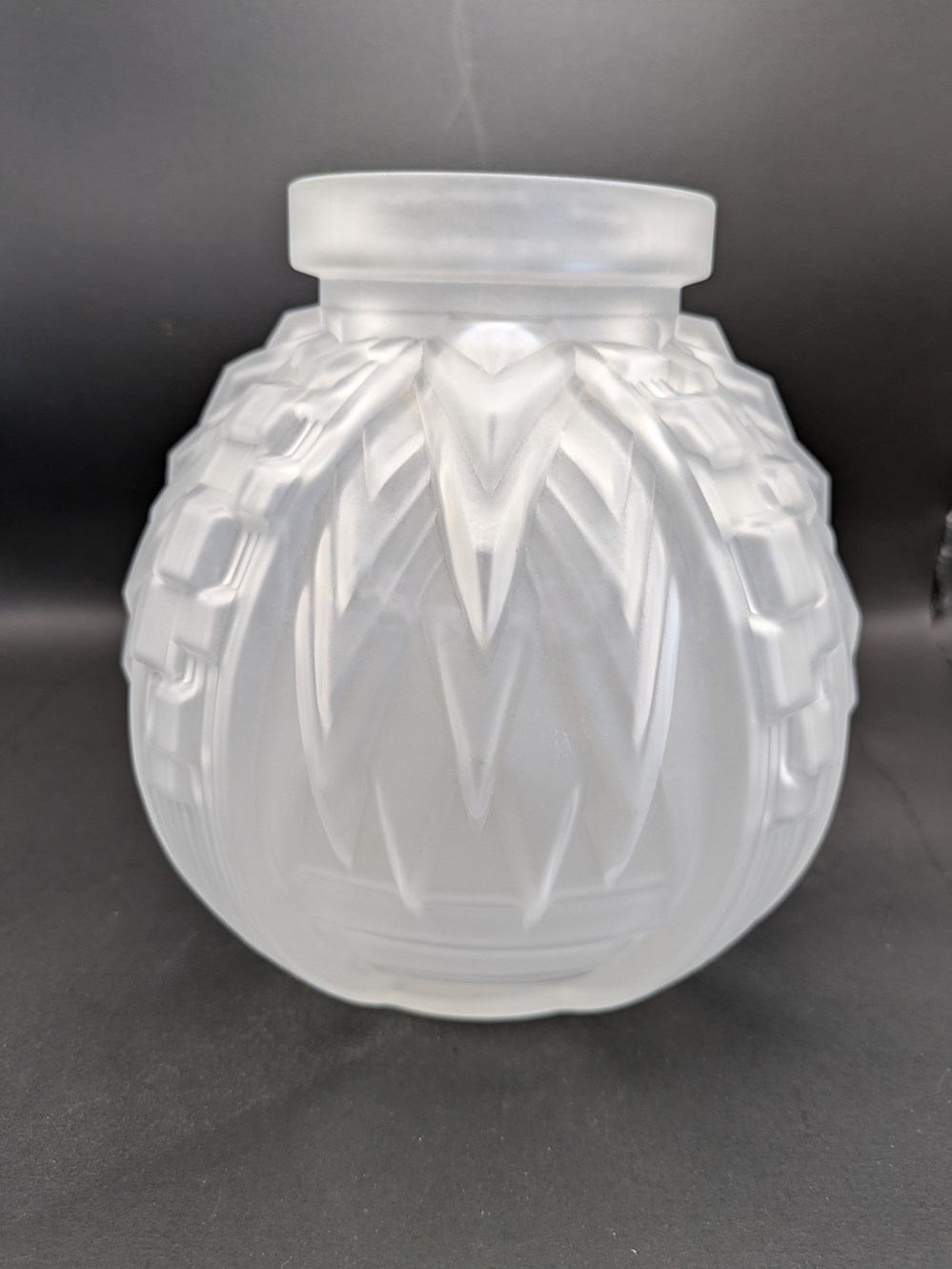 Verre - vase Muller Frères Lunéville art antiquites verre vase muller freres luneville