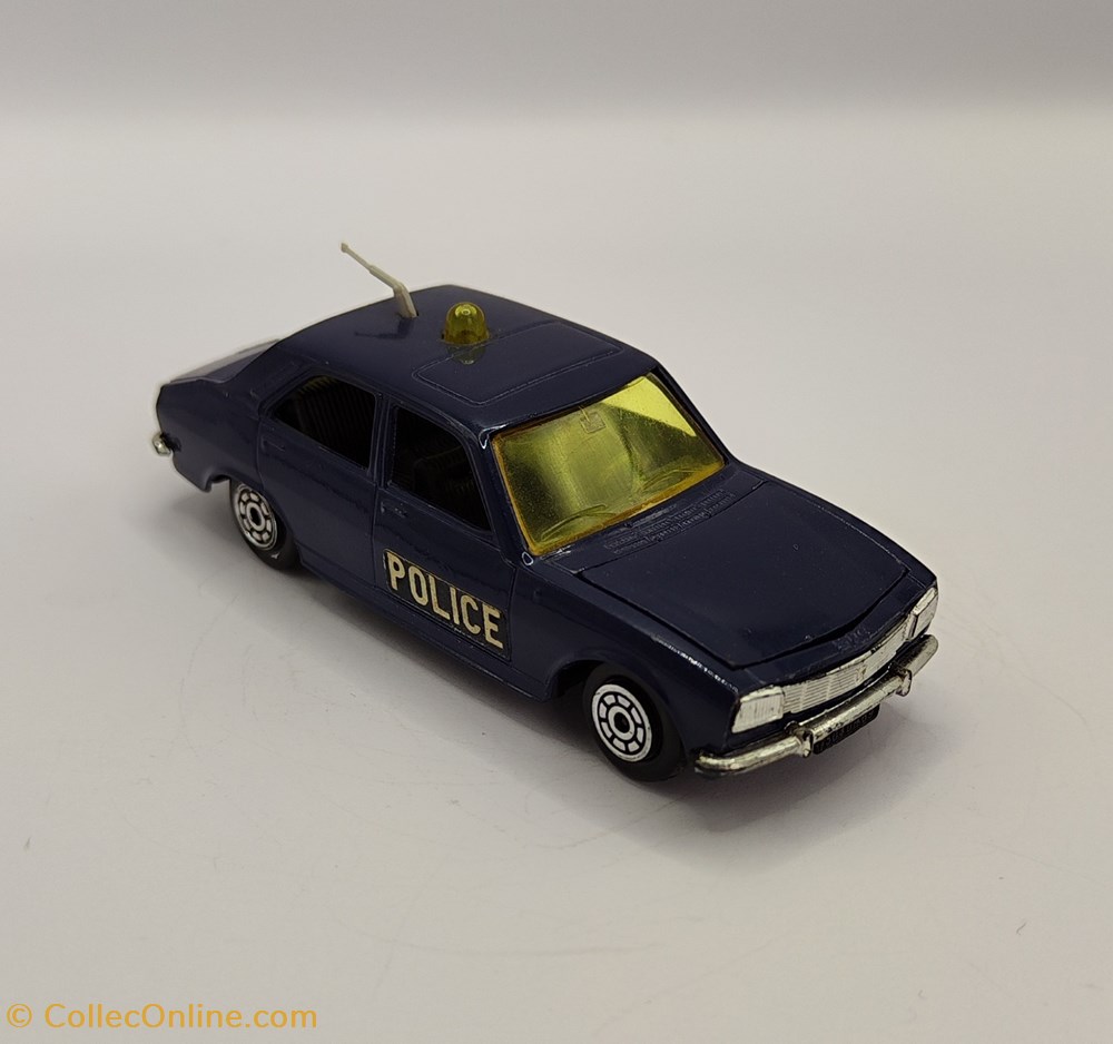 modeles reduits voitures norev jet car peugeot 504 bleu police