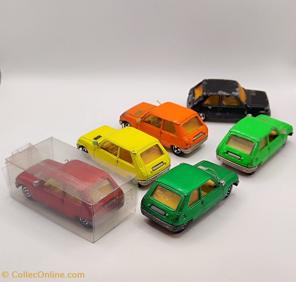 modeles reduits voitures majorette 200 renault 5 x6
