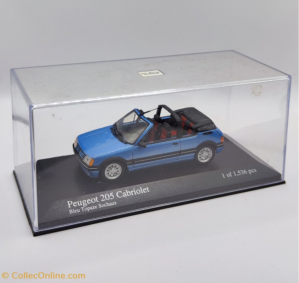 Minichamps - Peugeot 205 CTI 1/43 MIB modeles reduits voitures minichamps peugeot 205 cti 1 43 mib