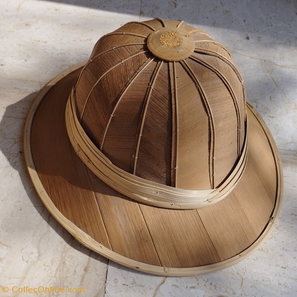 Bois - Chapeau feuilles de bambou Myanmar vetements et accessoires chapeaux bois chapeau feuilles de bambou myanmar