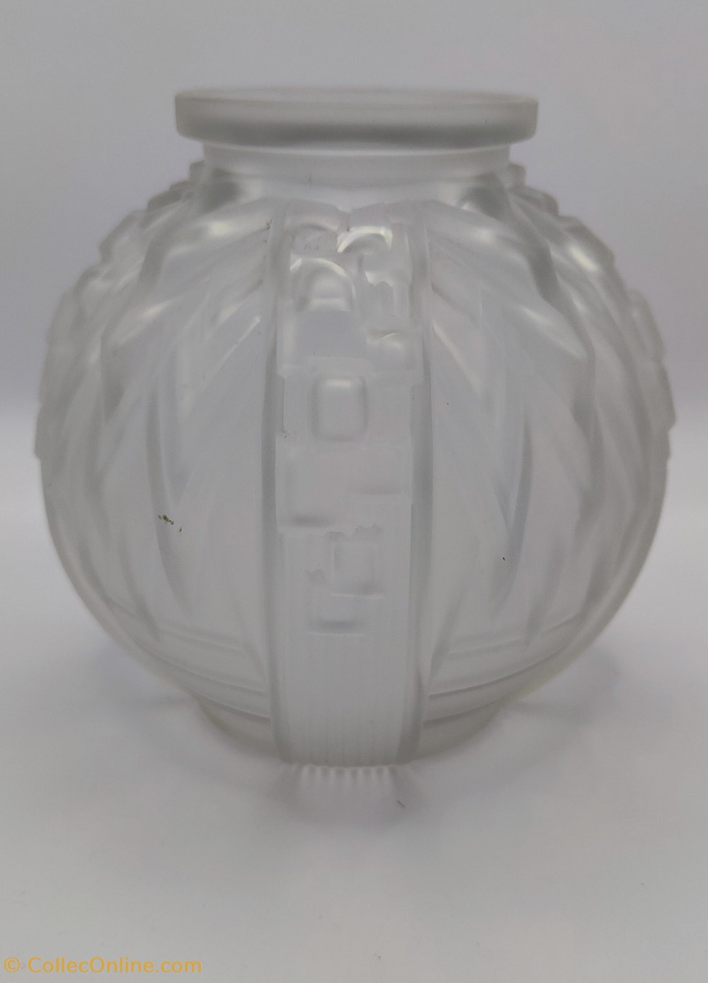 Verre - vase Muller Frères Lunéville 2 art antiquites verre vase muller freres luneville