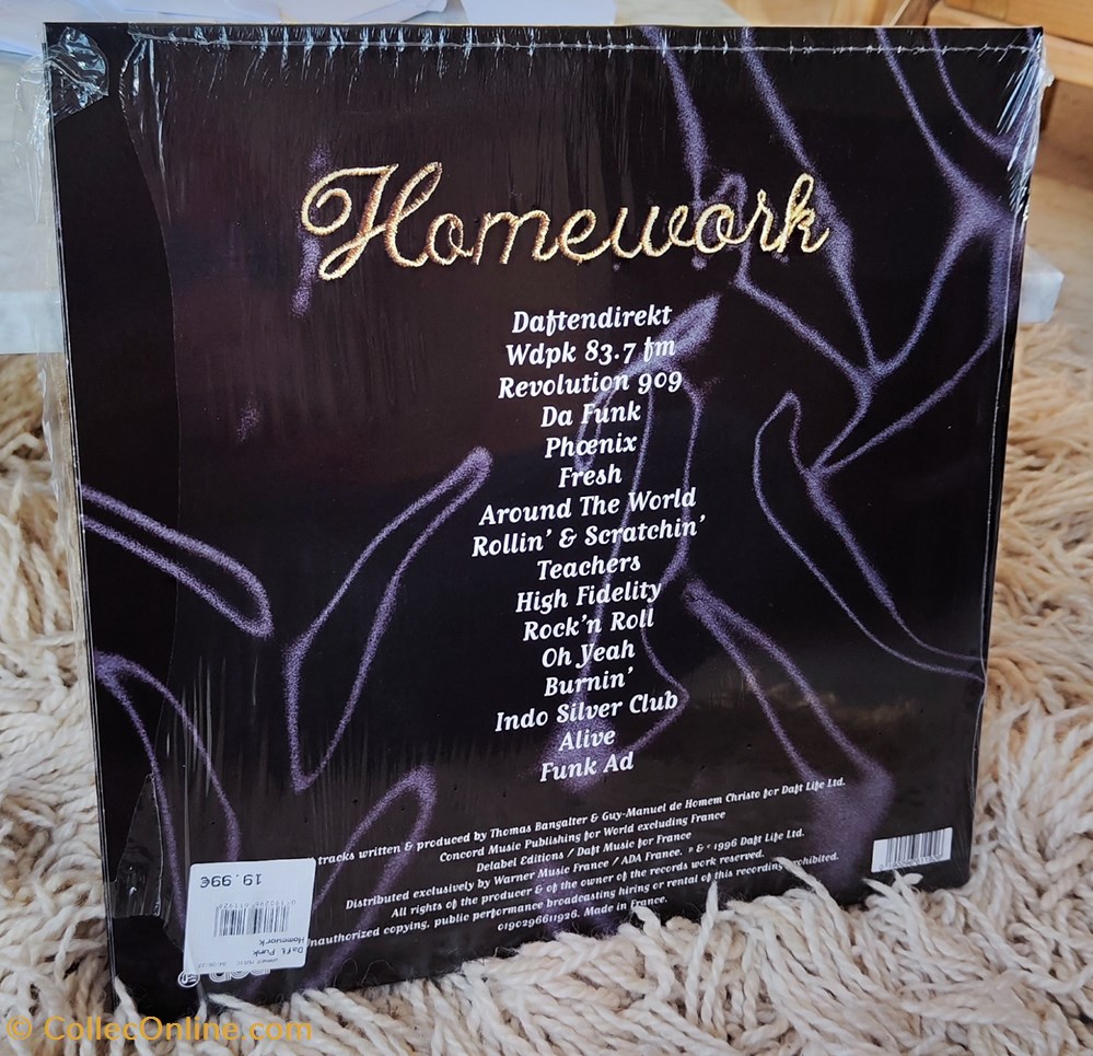 Daft Punk - Homework musique instruments disques vinyles daft punk homework