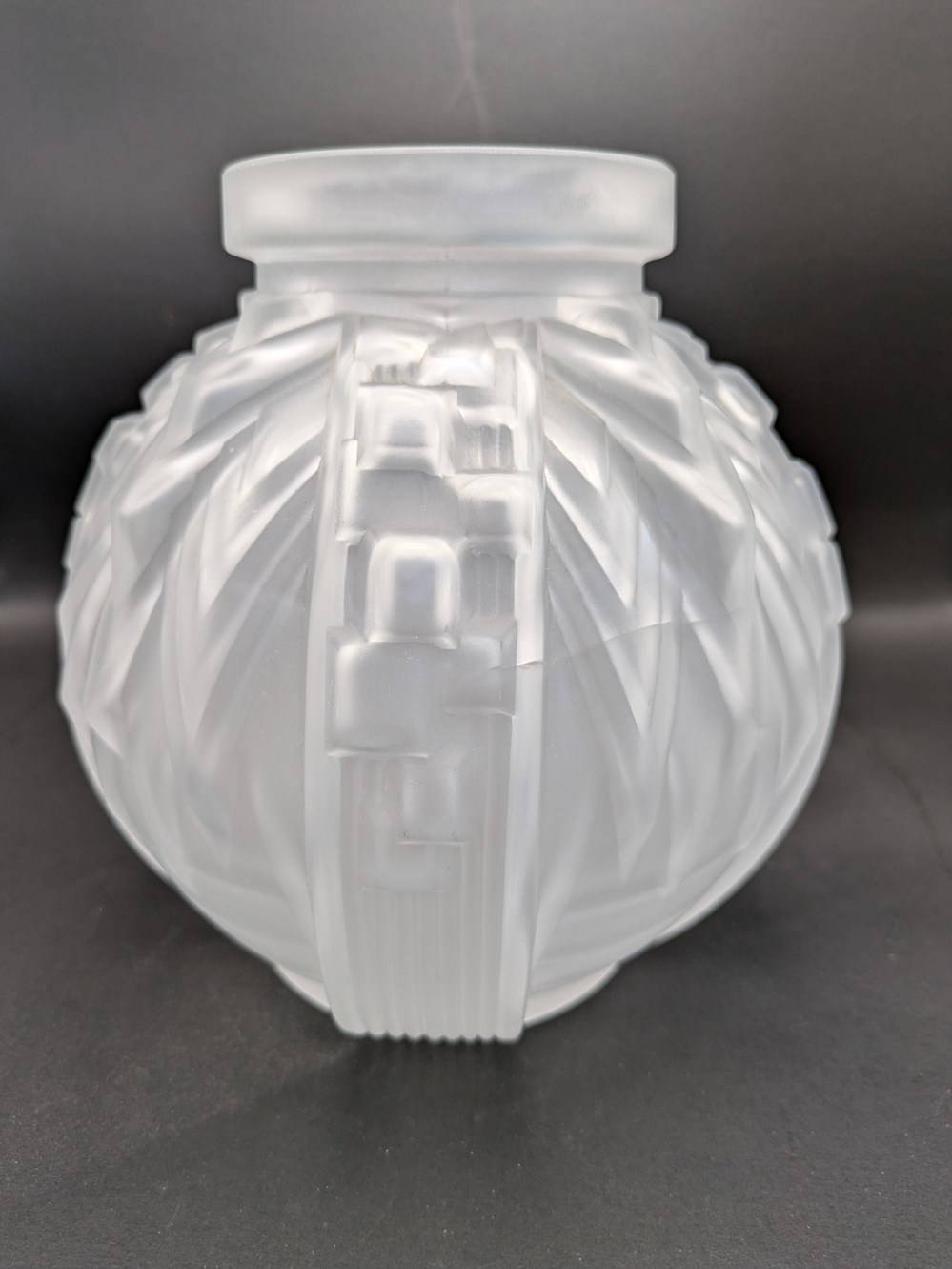 Verre - vase Muller Frères Lunéville art antiquites verre vase muller freres luneville