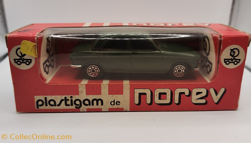Norev Plastigam - Peugeot 204 vert foncé modeles reduits voitures norev plastigam peugeot 204 vert fonce