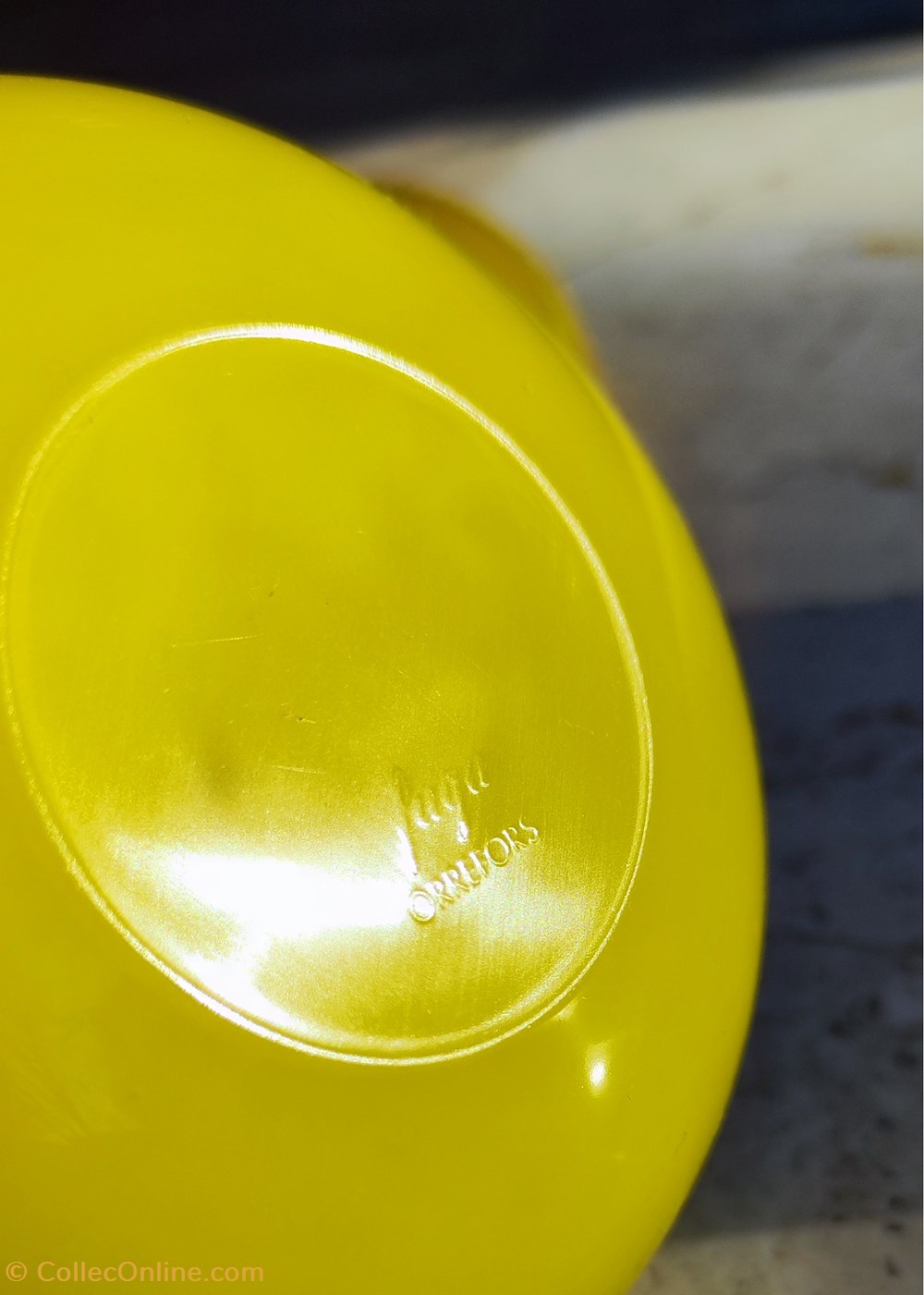 art antiquites verre coupelles orrefors serie de 3 verre jaune tinte dans la masse