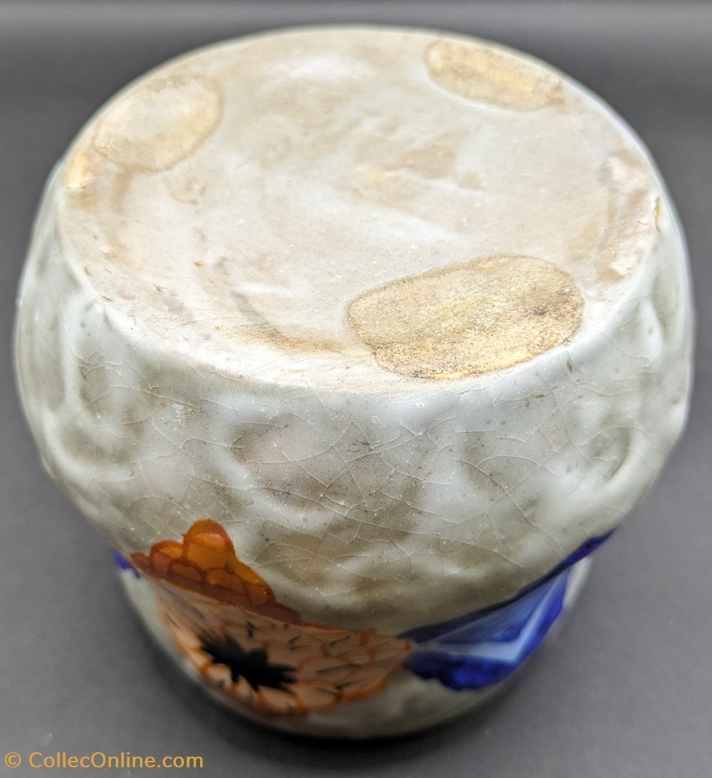 Céramique - Vase Dage Art déco à décor floral 3 antiquites ceramique vase dage art deco a decor floral
