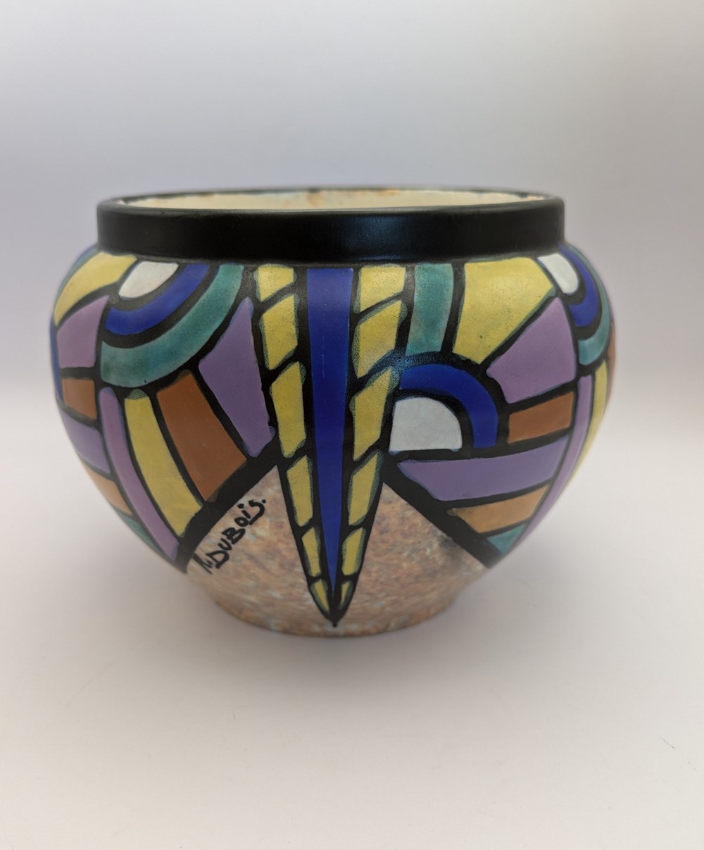 Céramique - Vase Antoine Dubois cache pot art antiquites ceramique vase antoine dubois cache pot