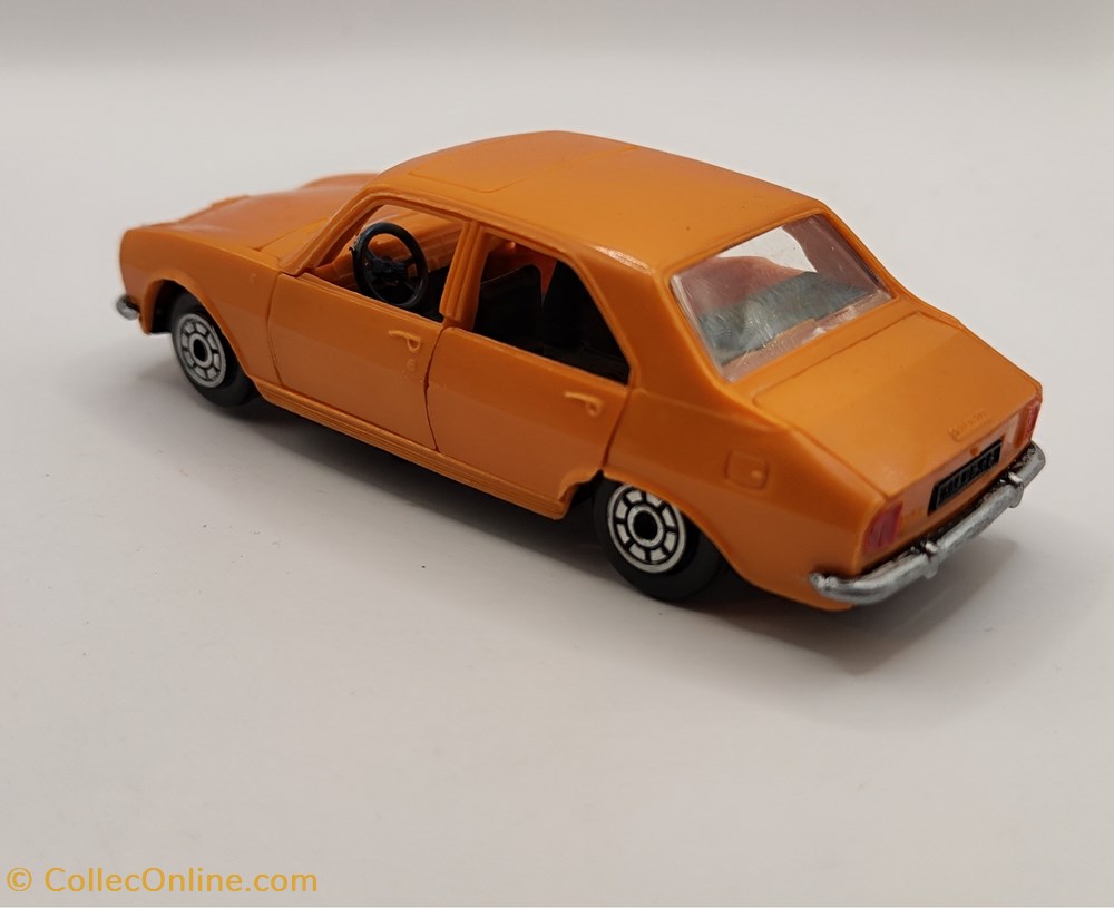 modeles reduits voitures norev plastigam peugeot 504 orange