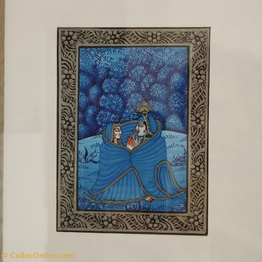 documents anciens affiches peinture miniatures ecole indienne