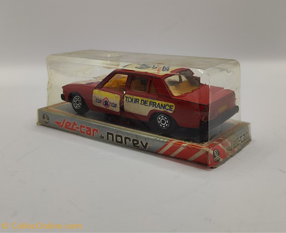 modeles reduits voitures norev jet car peugeot 604 rouge tour de france