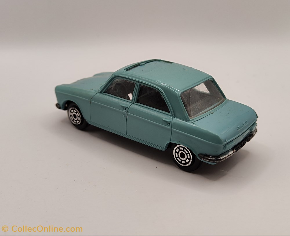 modeles reduits voitures norev plastigam peugeot 204 turquoise