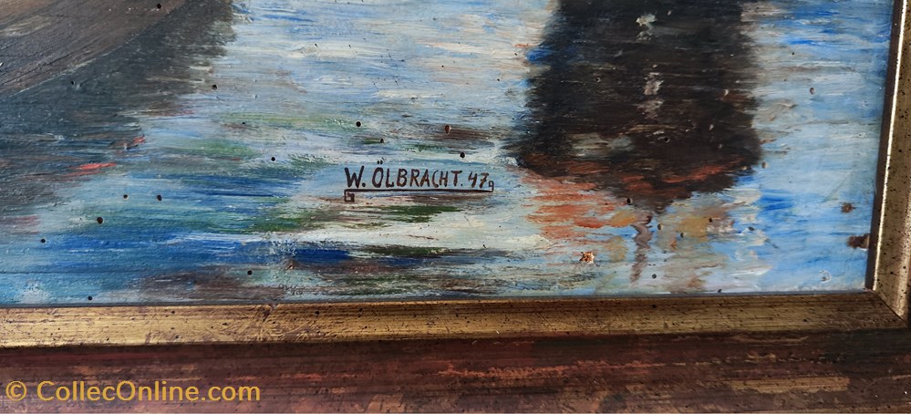 art antiquites peintures dessins 1947 dunkerque le minck