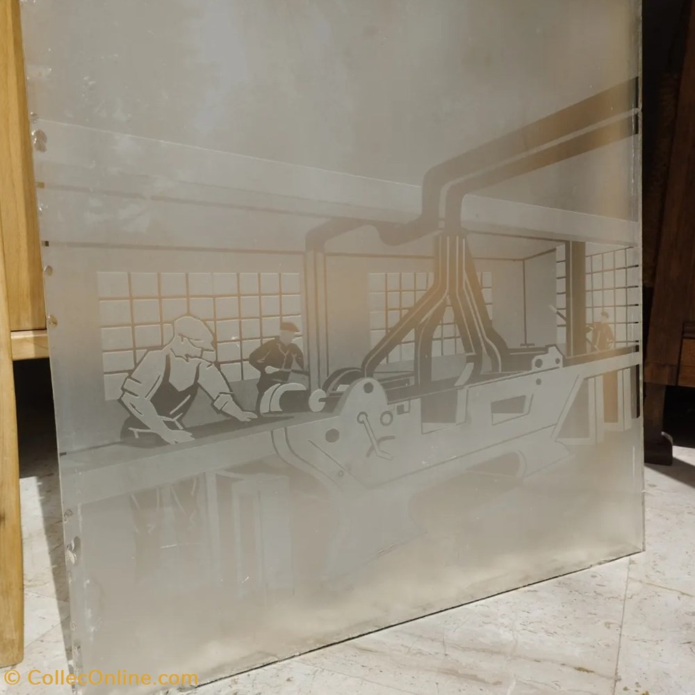 antiquites verrerie verre vitre art deco decor industriel