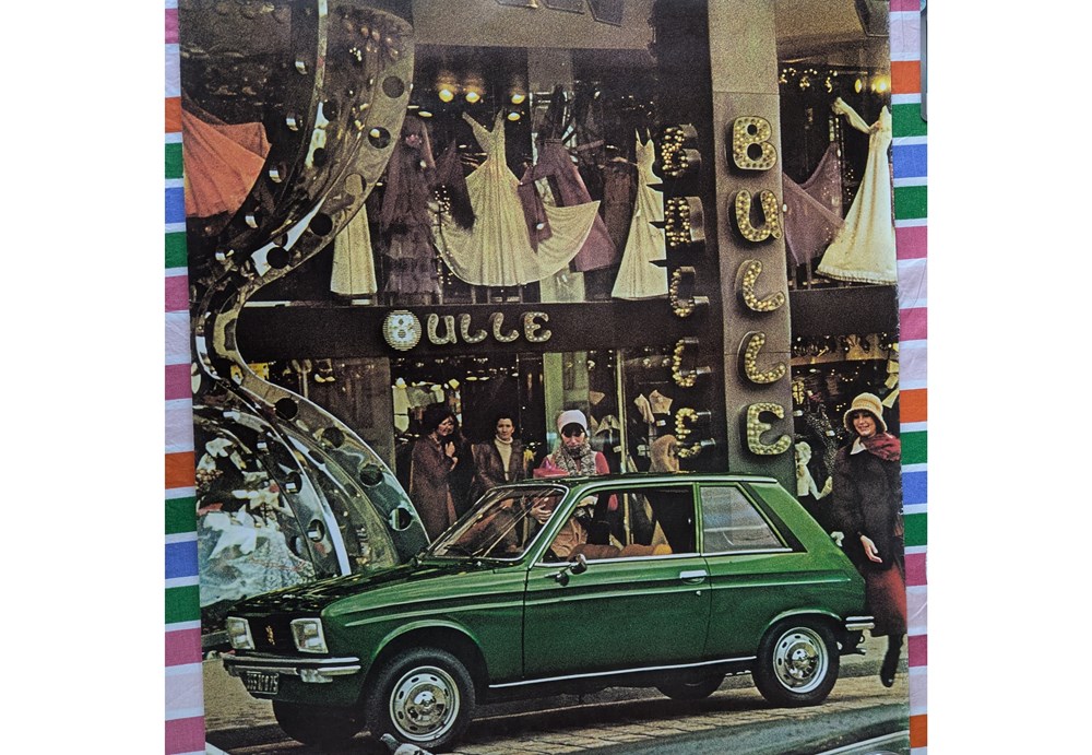 Affiche - Peugeot 104 coupé documents anciens affiches publicite affiche peugeot 104 coupe