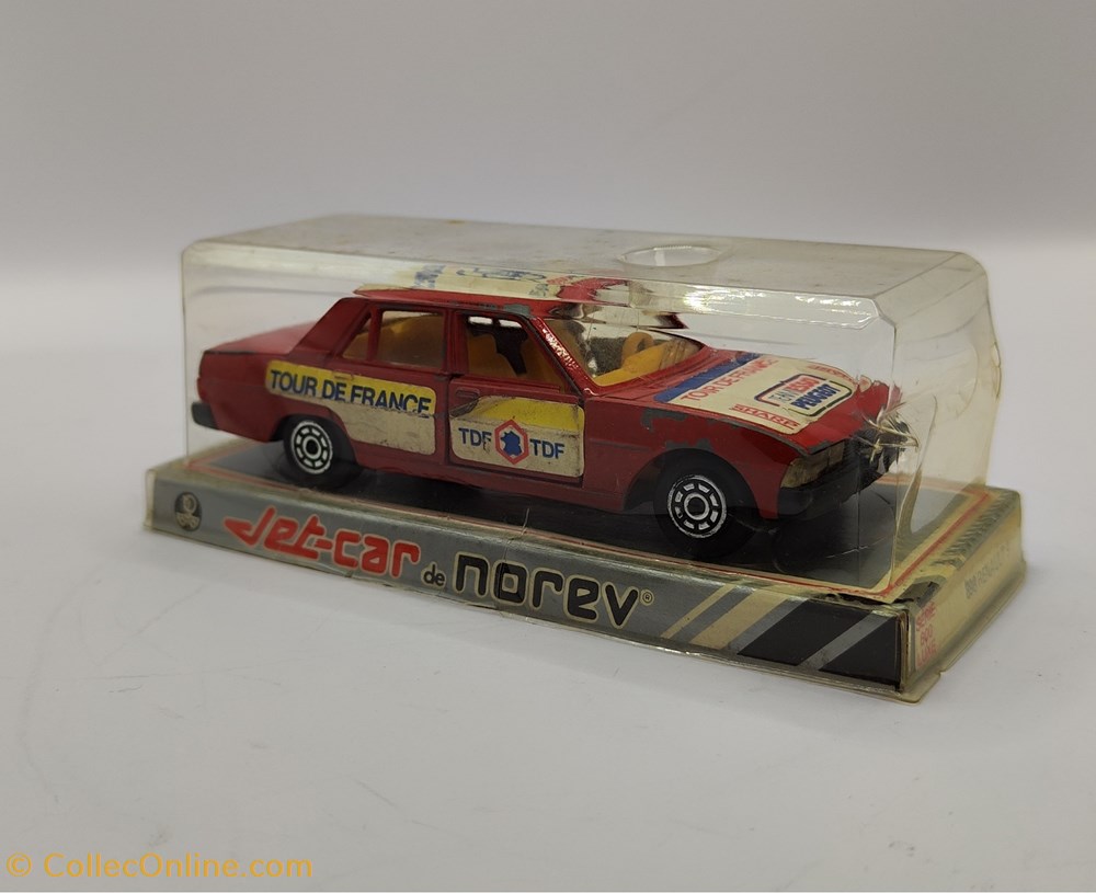 modeles reduits voitures norev jet car peugeot 604 rouge tour de france