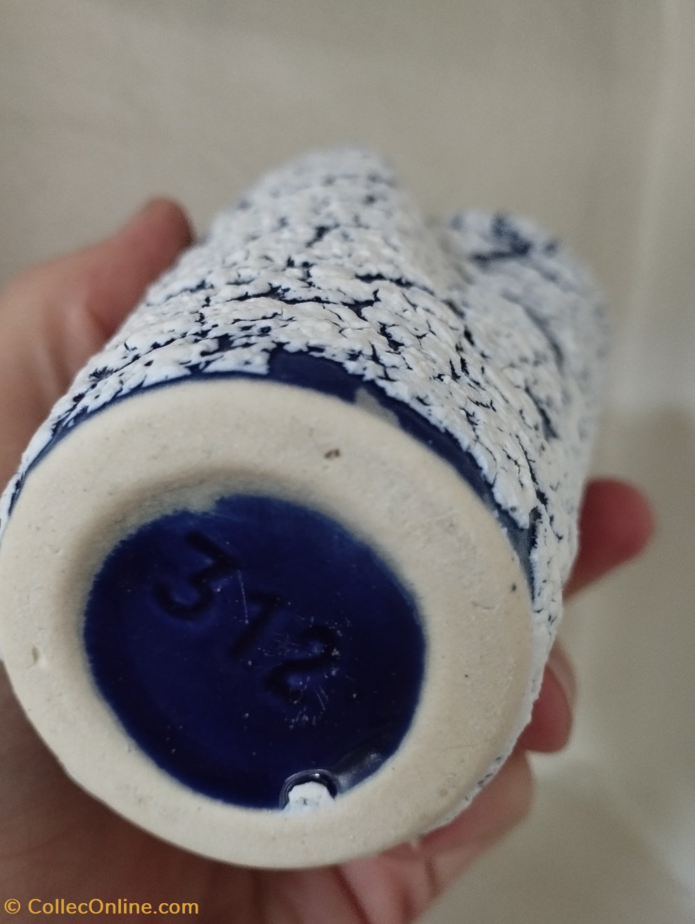 art antiquites ceramiques poteries ceramique lava vase vallauris