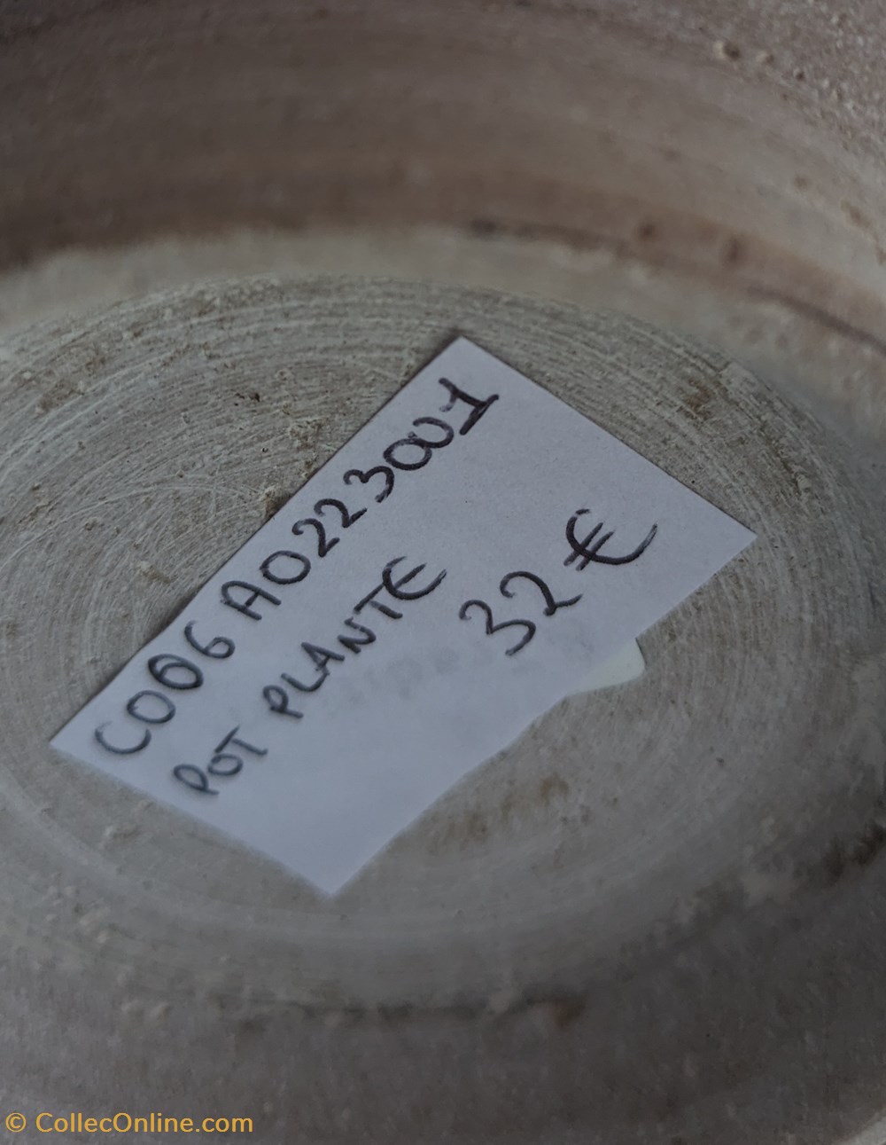 Terre cuite - cache pot Bensimon beige art antiquites terre cuite cache pot bensimon beige