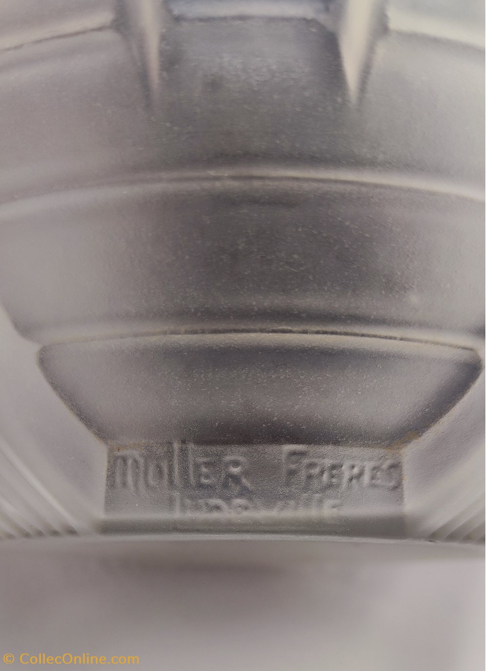 Verre - vase Muller Frères Lunéville 4 art antiquites verre vase muller freres luneville