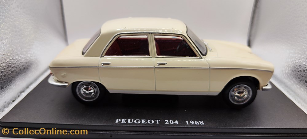 modeles reduits voitures altaya peugeot 204 berline 1 24
