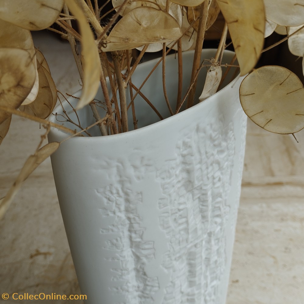 art antiquites ceramiques poteries porcelaine biscuit vase rosenthal grande taille