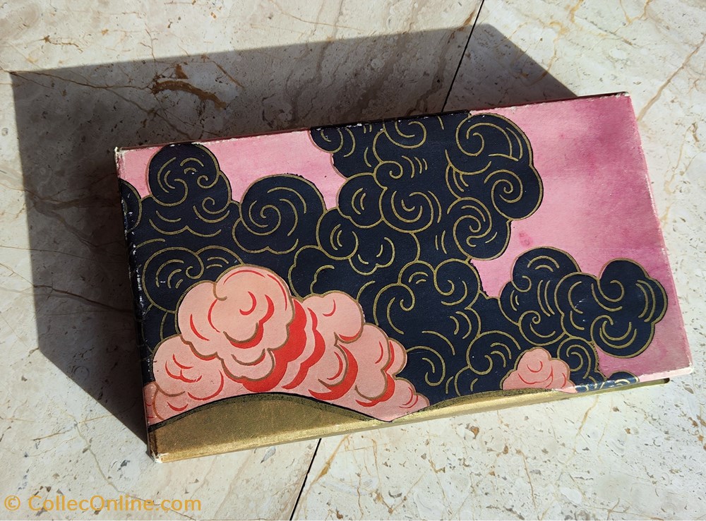 antiquites carton boite art deco carton et papier a decor stylise