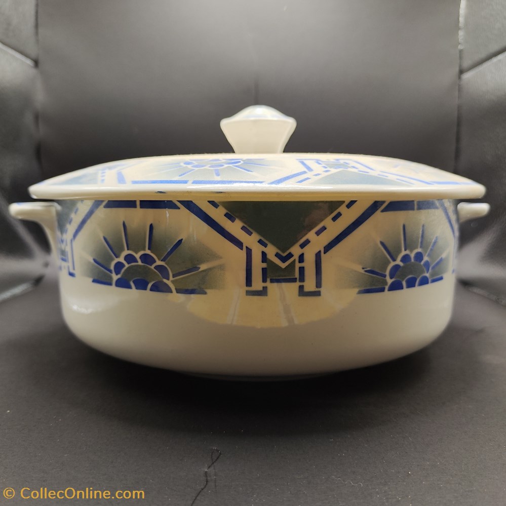 Céramique - Soupière Ceranord modèle Cabourg 2 art antiquites ceramiques poteries ceramique soupiere ceranord modele cabourg