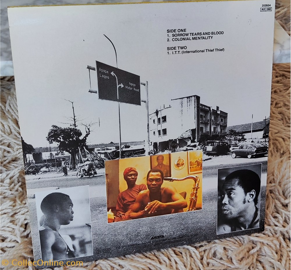 Fela Anikulapo Kuti - Black president musique instruments disques vinyles fela anikulapo kuti black president