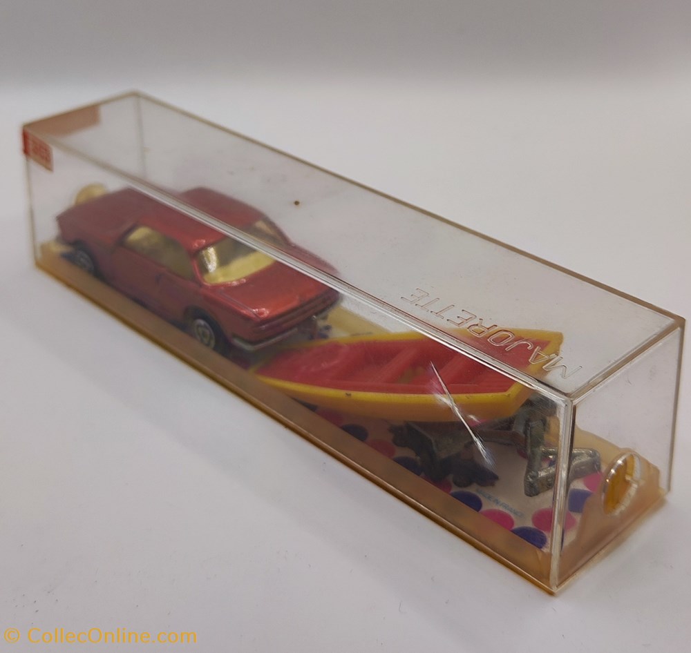 Majorette 300 - BMW 3.0 CSI + barque MIB modeles reduits voitures majorette 300 bmw 3 0 csi barque mib