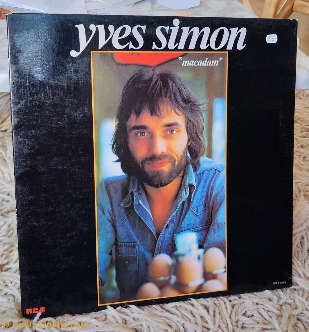 Yves Simon - Macadam musique instruments disques vinyles yves simon macadam