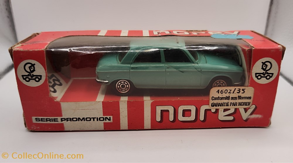 modeles reduits voitures norev plastigam peugeot 204 turquoise