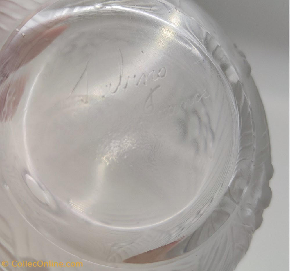 art antiquites verre vase sabino