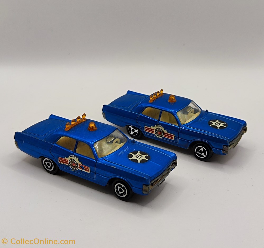 Majorette 200 - Plymouth Fury x2 modeles reduits voitures majorette 200 plymouth fury x2