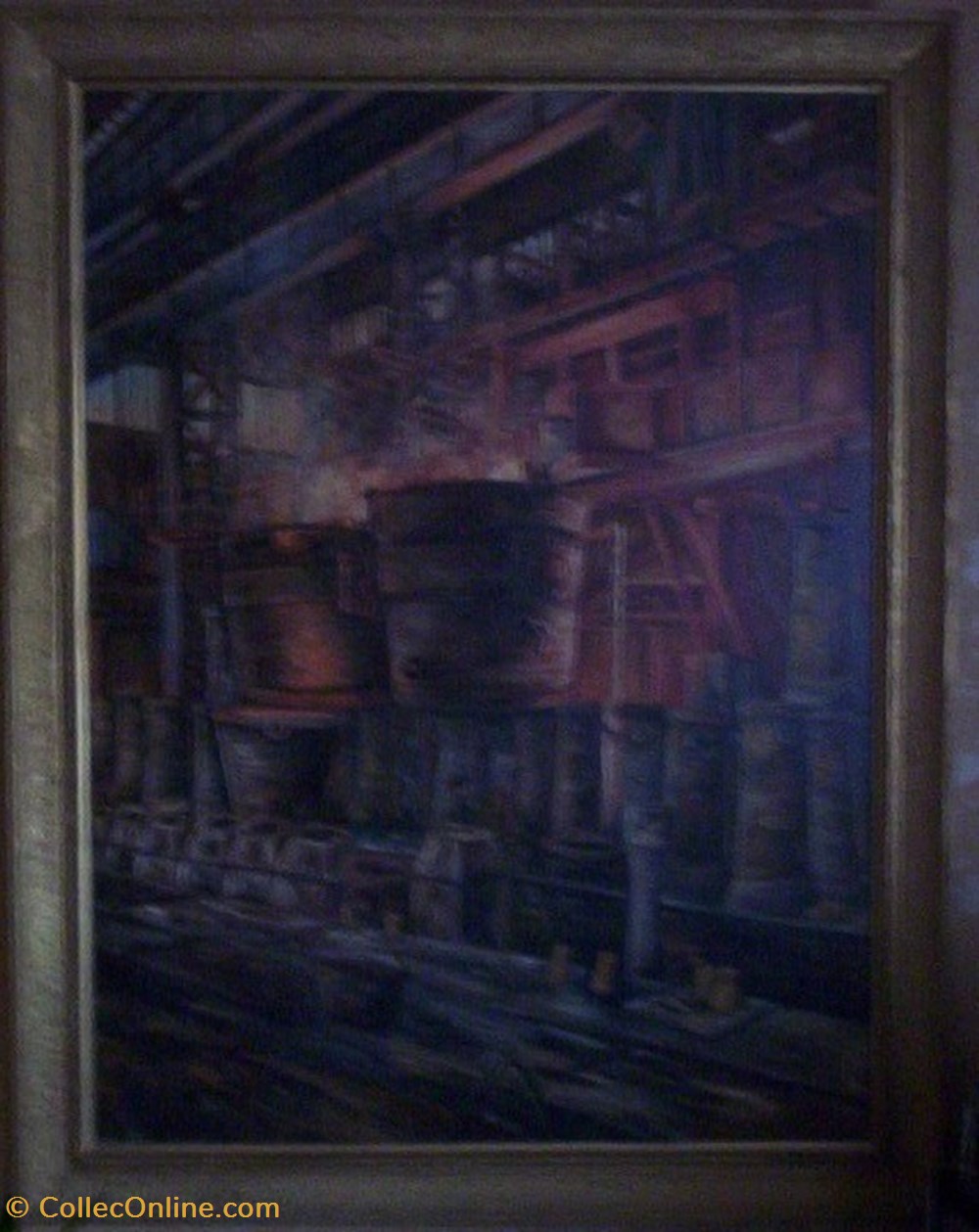1965 - Leffrinckoucke, le chaudron de l'usine des dunes 2 art antiquites peintures dessins 1965 leffrinckoucke le chaudron de usine des dunes