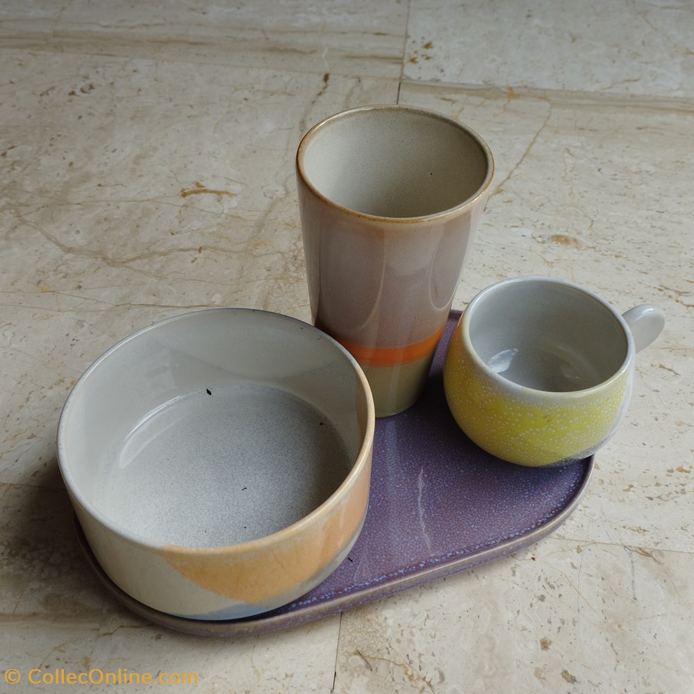 art antiquites ceramiques poteries ceramique service set 4 pieces hk living