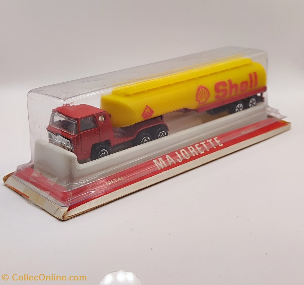 Majorette 300 - Bernard semi citerne Shell 1/100 MIB modeles reduits voitures majorette 300 bernard semi citerne shell 1 100 mib