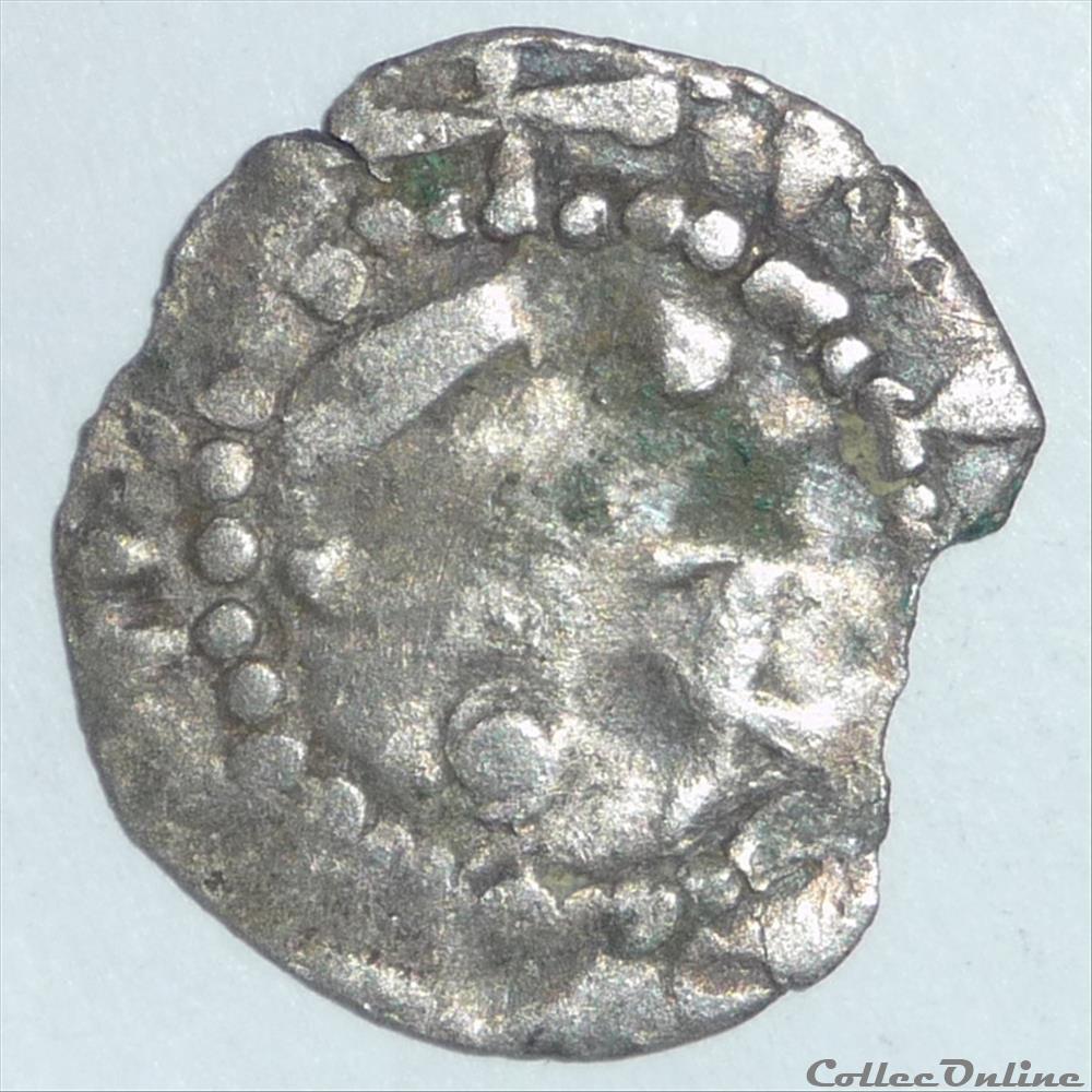 Type de Henri L' Oiseleur. Denier d'immobilisation monnaie france feodale type de henri oiseleur denier immobilisation