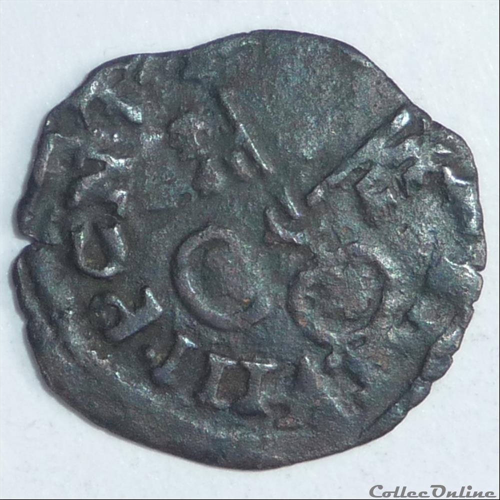monnaie france feodale clement viii 1592 1605 patard